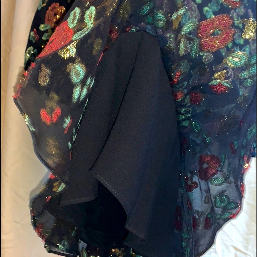 *VERONICA BEARD* ~ SILK BLEND SHIMMERY ROSE DRESS - Picture 6 of 12
